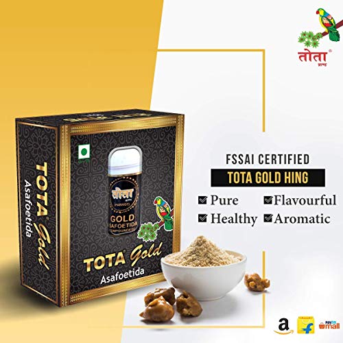 Tota Gold Premium Pure And Strong Asafoetida Granules – 7Gm Hee