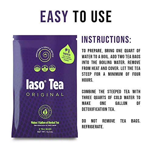 Tlc Total Life Changes Iaso Natural Herbal Detox Tea Bags - Sing
