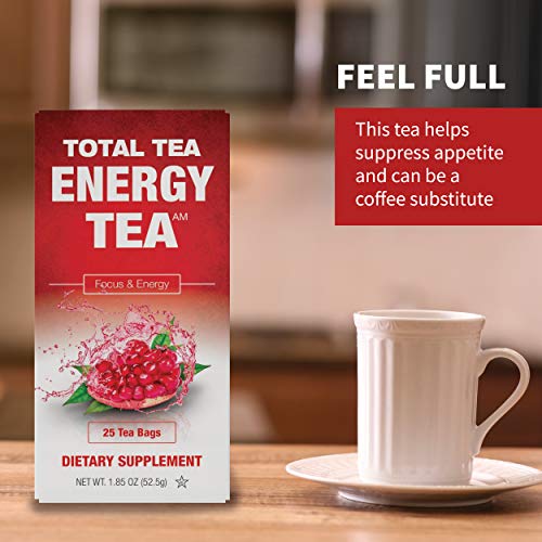 Total Tea Detox Energy Tea 2 | Guayusa Tea | 100% Natural | Bett