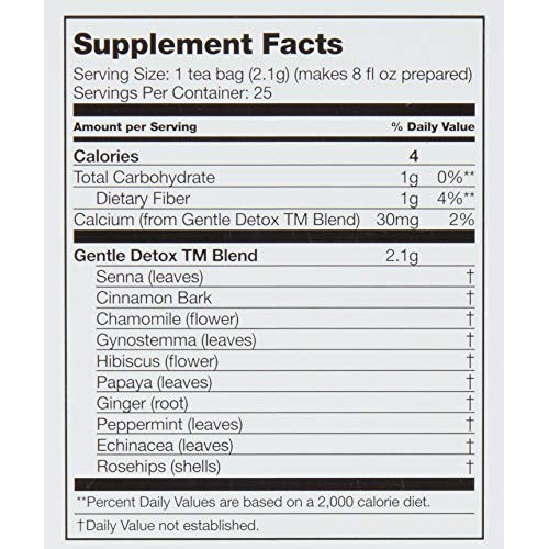 Total Tea Caffeine Free Detox Tea - All Natural - Slimming Herba