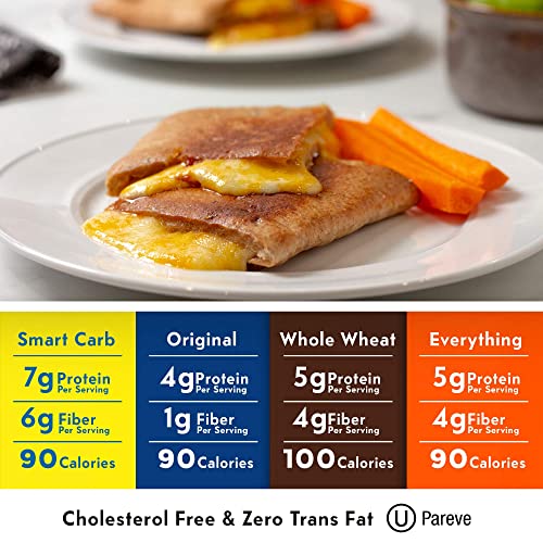 Toufayan Bakery, Whole Wheat Mediterranean Flatbread For Gyros,