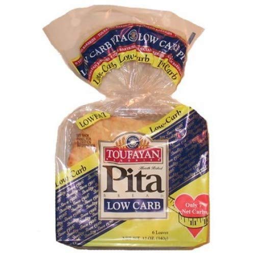 Toufayan Bakeries Low Carb Pita Bread, 6 Loaves