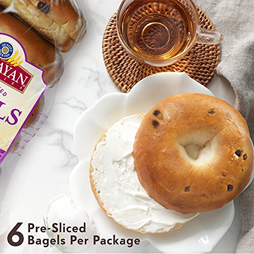 Toufayan Bakeries, Cinnamon Raisin Bagels | 10g Protein | 2g Fib...
