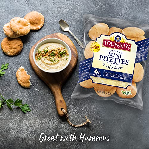 Toufayan Bakeries, Classic White Mini Pitettes | Bite Size Pita ...