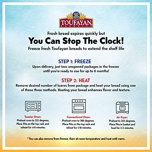 Toufayan Bakeries, Plain Mini Bagels | 4g Protein | 1g Fiber | V...