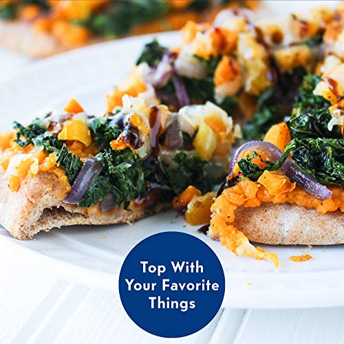 Toufayan Bakery, Classic Plain White Pita Bread, Naturally Vegan