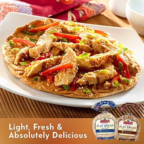 Toufayan Bakery, White Mediterranean Flat Bread For Gyros, Sandw