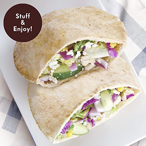 Toufayan Bakery, Whole Wheat Pita Bread For Sandwiches, Meats, S