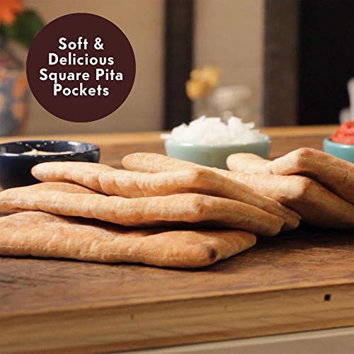 Toufayan Bakery, Whole Wheat Smart Pockets Pita Bread, Low Calor Toufayan Bakery, Whole Wheat Smart Pockets Pita Bread, Low Calor