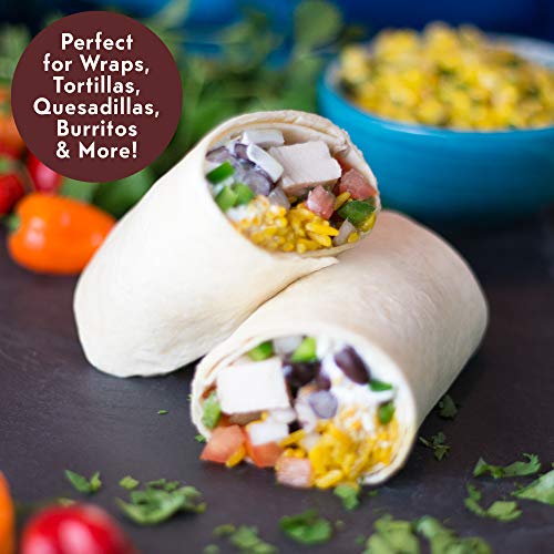 Toufayan Bakery, Whole Wheat Wraps For Sandwiches, Tortillas, Bu