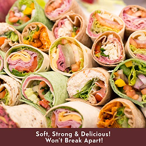 Toufayan Bakery, Whole Wheat Wraps For Sandwiches, Tortillas, Bu