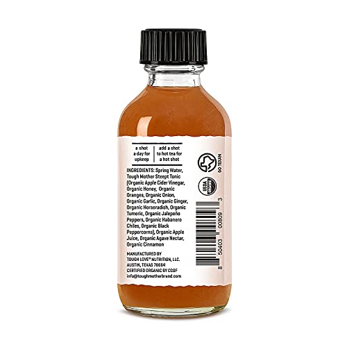 Tough Mother Steept Apple Cider Vinegar Double Shot, Certified O