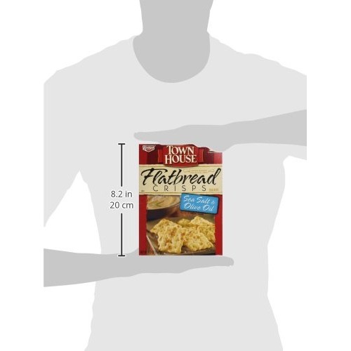 Keebler, Town House Flatbread Crisps, Crackers, Sea Salt And Oli
