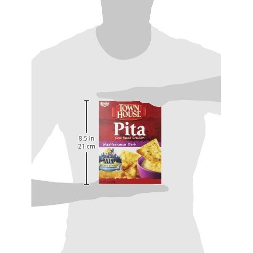 Keebler, Town House Pita, Crackers, Mediterranean Herb, 9.5 Oz
