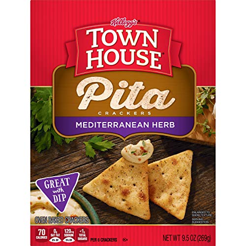Keebler, Town House Pita, Crackers, Mediterranean Herb, 9.5 Oz