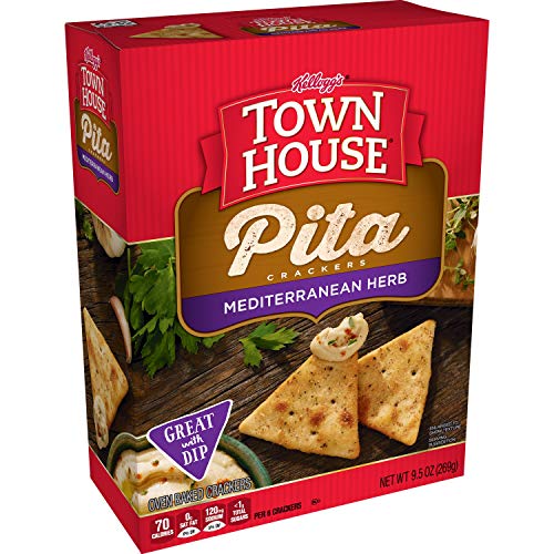 Keebler, Town House Pita, Crackers, Mediterranean Herb, 9.5 Oz