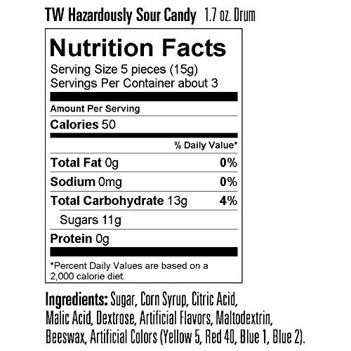 Toxic Waste - Special Edition Color Drums, 5 Assorted Flavors An