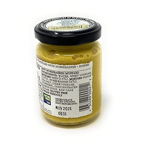 TRACKLEMENTS Hot Horseradish Mustard, 4.9 OZ