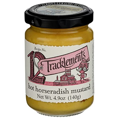 TRACKLEMENTS Hot Horseradish Mustard, 4.9 OZ
