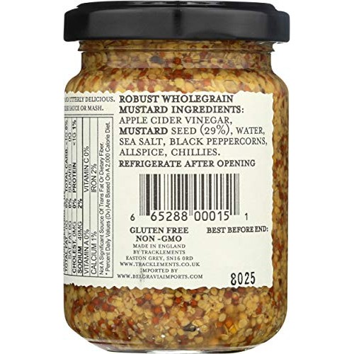 TRACKLEMENTS Whole Grain Mustard, 4.9 OZ