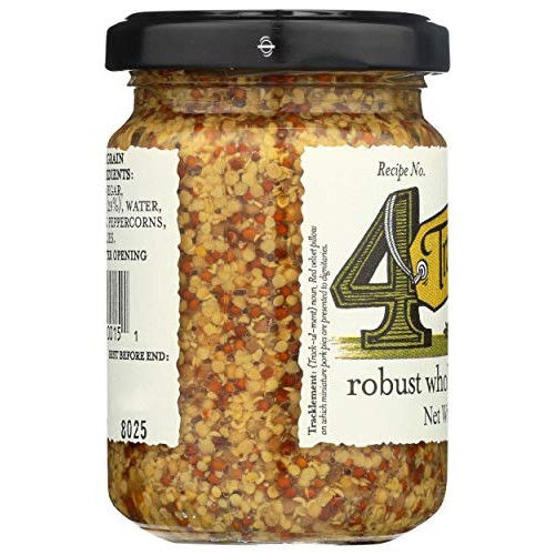 TRACKLEMENTS Whole Grain Mustard, 4.9 OZ