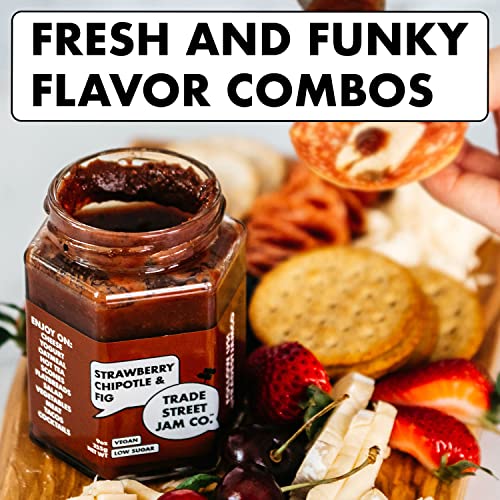 Trade Street Jam Co. - Strawberry Chipotle &Amp; Fig Jam, Spoonable