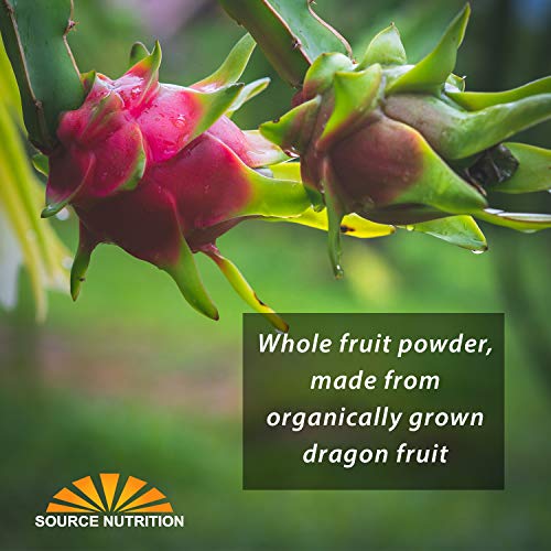Usda Organic Dragon Fruit Powder, Freeze-Dried Pink Pitaya - Exo