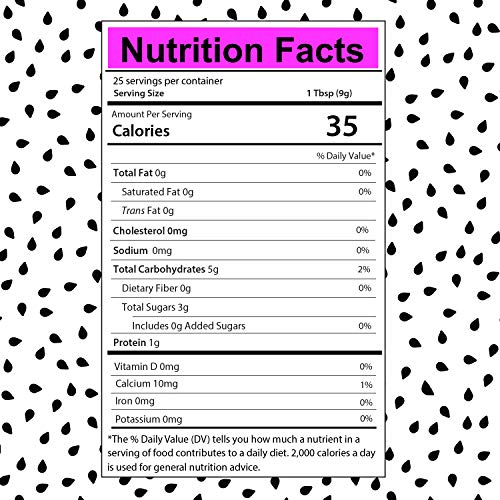 Usda Organic Dragon Fruit Powder, Freeze-Dried Pink Pitaya - Exo