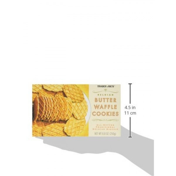 Trader Joes Belgian Butter Waffle Cookies 4 Pack