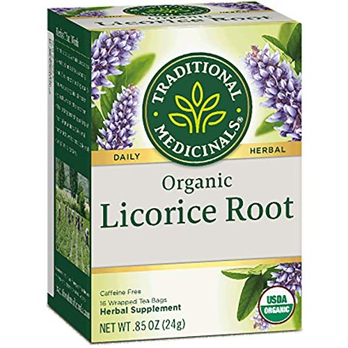 Traditional Medicinals Organic Herbal Tea, Licorice Root, 16-Cou