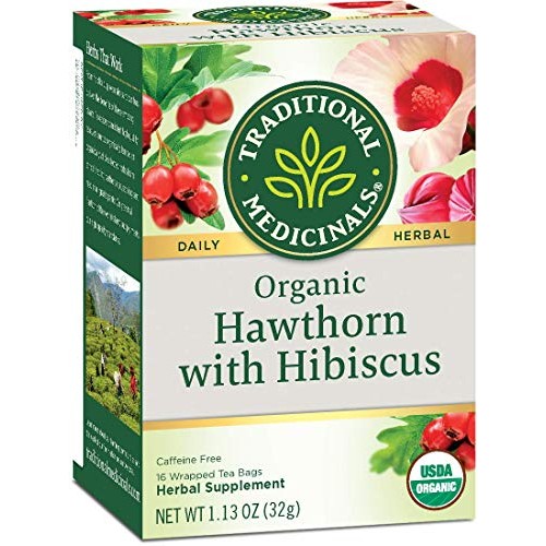 Traditional Medicinals Hawthorn With Hibiscus Herbal Tea Organic