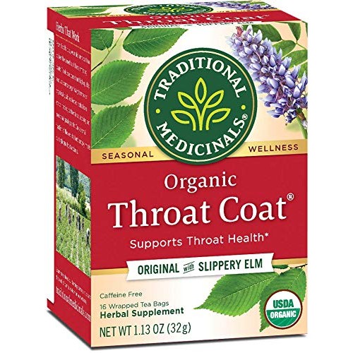 Traditional Medicinals Herbal Tea, Organic, Throat Coat, 16 Ct.,