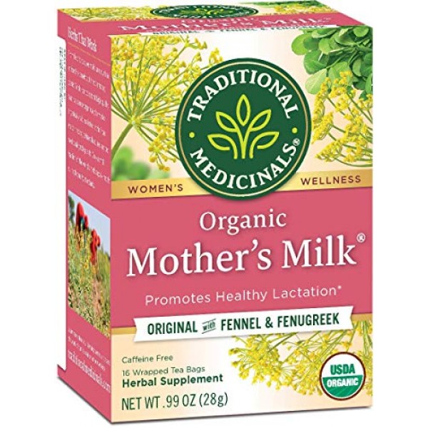 Traditional Medicinals Mothers Milk Herb Teas 16 Bag Pack of 5