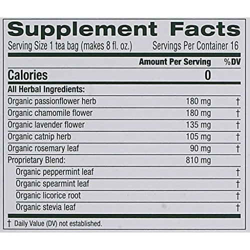 Traditional Medicinals Organic Cup of Calm Lavender Mint Herbal ...