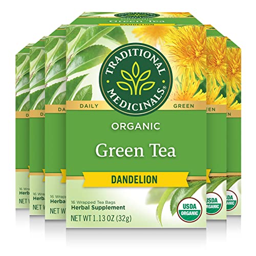 Traditional Medicinals Organic Green Tea, Supports Healthy Liver...