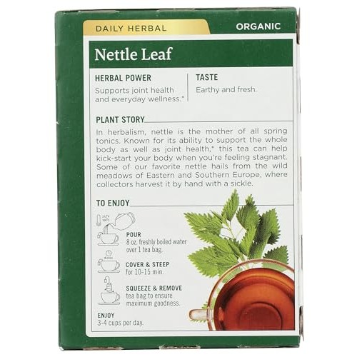 Traditional Medicinals Organic Nettle Leaf Herbal Tea, Supports ...