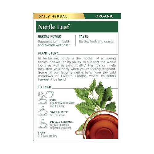 Traditional Medicinals Organic Nettle Leaf Herbal Tea, Supports ...