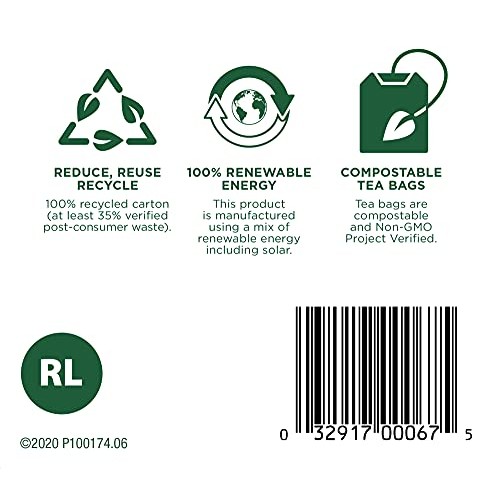 Traditional Medicinals Organic Raspberry Leaf Herbal Tea, 16 Tea