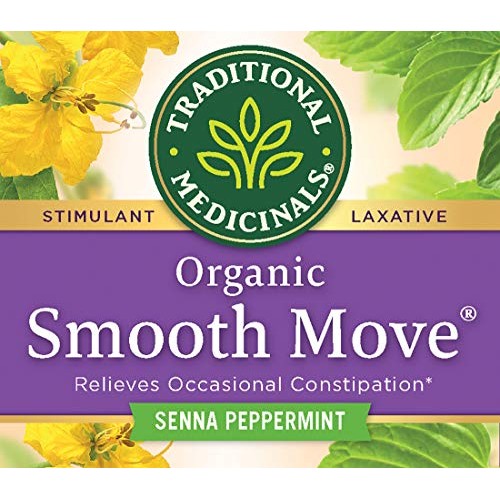 Traditional Medicinals Organic Smooth Move Peppermint Laxative T