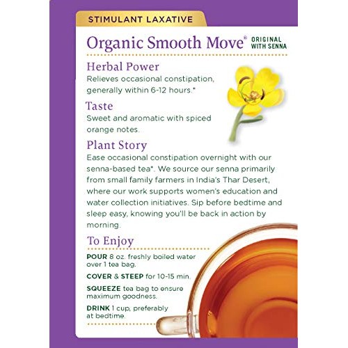 Traditional Medicinals Organic Smooth Move Senna Laxative Tea, 1