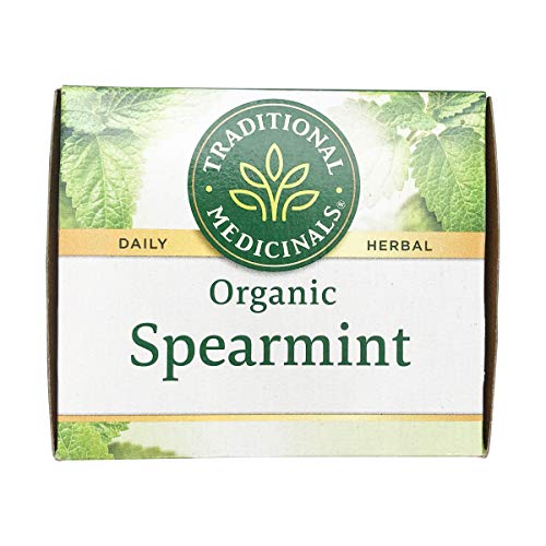 Traditional Medicinals Organic Spearmint Herbal Tea, 16 Count P