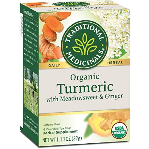 Traditional Medicinals Organic Turmeric With Meadowsweet &Amp; Ginge