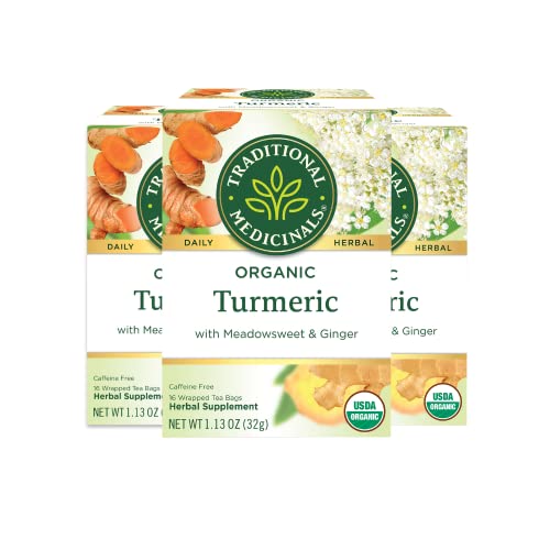 Traditional Medicinals Organic Turmeric with Meadowsweet & Ginge...