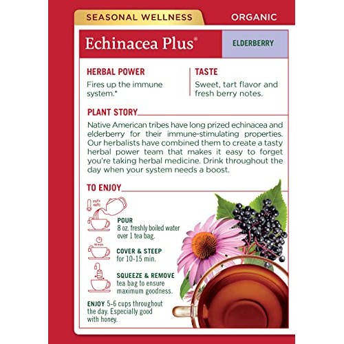 Traditional Medicinals, Seasonal Wellness, Organic, Echinacea Pl...