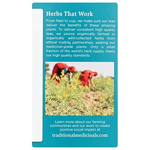 Traditional Medicinals, Tea Herbal Dandelion Chai Probiotic Orga...