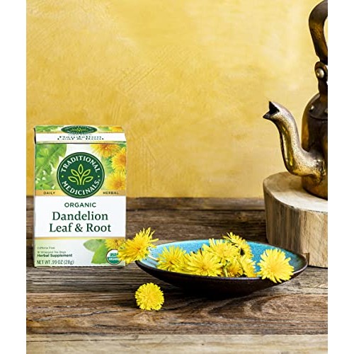 Traditional Medicinals Tea, Organic Dandelion Leaf & Root, Suppo...