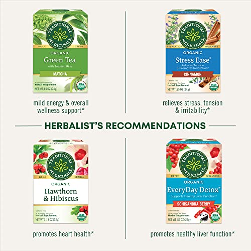 Traditional Medicinals Tea, Organic Hibiscus, Supports Your Card...