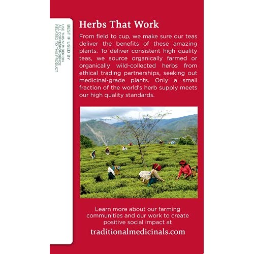 Traditional Medicinals Tea, Organic Immune Zoom Lemon Ginger, Su...