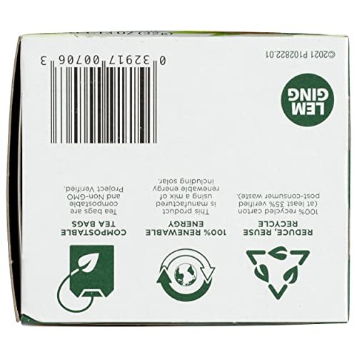 Traditional Medicinals Tea, Organic Lemon Ginger, Promotes Healt...