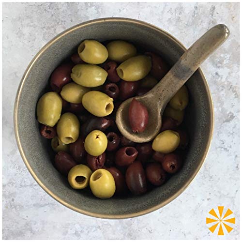 Tragano Greek Organics Pitted Green Olives, Usda Organic, Small